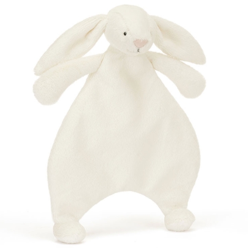 JELLYCAT Pluszowy króliczek szmatka przytulanka 27cm - KREMOWY