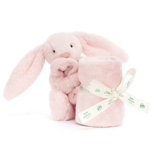 JELLYCAT Pluszowy króliczek szmatka przytulanka 34cm - JASNO RÓŻOWY