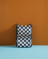 Kid's Concept - Półka ścienna materiałowa w szachownicę circus, check teal
