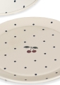 KONGES SLOJD Metalowy zestaw herbaciany dla dzieci - CHERRY BLUE DOT