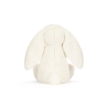 JELLYCAT Pluszowy kremowy króliczek z różą 31cm