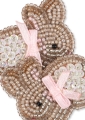 KONGES SLOJD Spinki do włosów z króliczkami - BEADED BUNNY