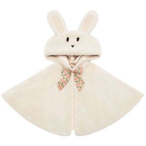 MIMI&LULA Puchata peleryna | Przebranie króliczka - BUNNY CAPE