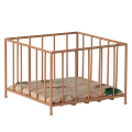 MAILEG Metalowe łóżeczko | kojec dla myszek MICRO - PLAYPEN DARK POWDER