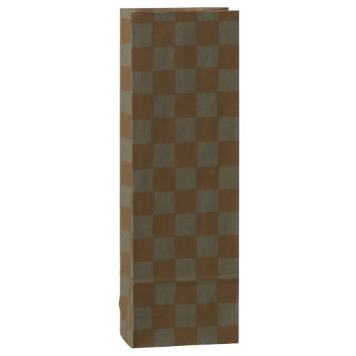 MAILEG Torebka prezentowa papierowa - CHECKER MINT OCHER MINI