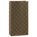 MAILEG Torebka prezentowa papierowa - CHECKER MINT OCHER MEDIUM