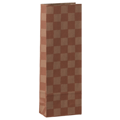 MAILEG Torebka prezentowa papierowa - CHECKER POWDER VINTAGE ROSE MINI