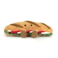 JELLYCAT Pluszowa wesoła bagietka 12cm - CAPRESE