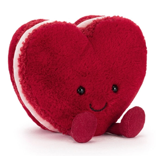 JELLYCAT Pluszowy wesoły makaronik serce 13cm - ARLETTE
