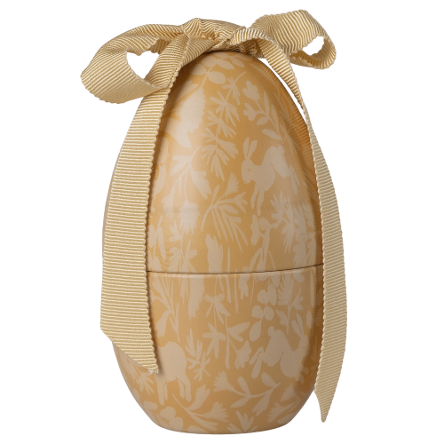 MAILEG Puszka | Metalowe jajko - EASTER EGG CREAM YELLOW SMALL
