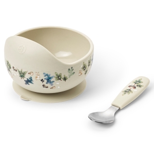 Elodie Details - zestaw do karmienia - miseczka i łyżeczka - Fairytale Forest