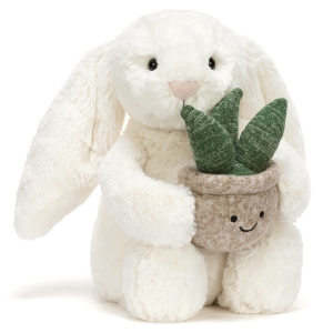 JELLYCAT Pluszowy kremowy króliczek z aloesem 31cm