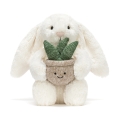 JELLYCAT Pluszowy kremowy króliczek z aloesem 31cm