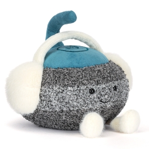 JELLYCAT Pluszowy zabawny kamień do curlingu 24cm