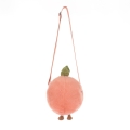 JELLYCAT Pluszowa torebka na ramię zabawna brzoskwinia 18cm