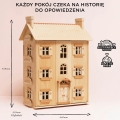 LE TOY VAN Naturalny drewniany domek dla lalek