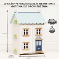 LE TOY VAN Drewniany domek dla lalek - BLUEBELLE