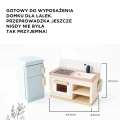 LE TOY VAN Drewniane mebelki do domku dla lalek duży zestaw