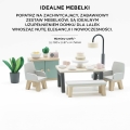 LE TOY VAN Drewniane mebelki do domku dla lalek - JADALNIA DAISYLANE