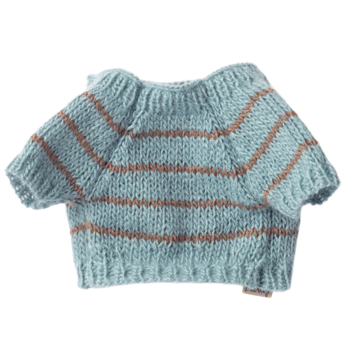 MAILEG Ubranko | sweterek dla pieska - PUPPY SUPPLY DUSTY BLUE