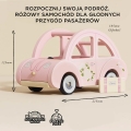 LE TOY VAN Drewniany różowy samochód retro - SOPHIE