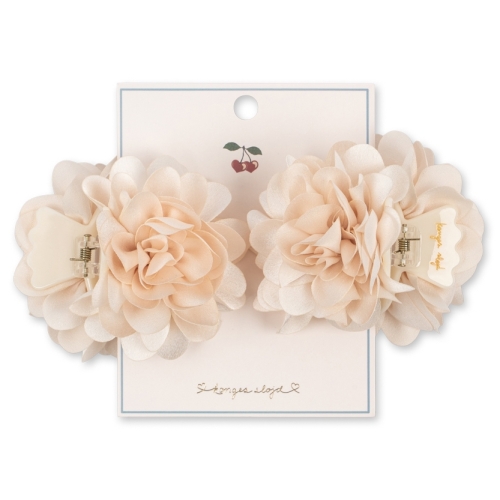 KONGES SLOJD Spinki | klamry do włosów kwiaty - EGGNOG