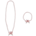 KONGES SLOJD Zestaw biżuterii | naszyjnik i bransoletka - BUTTERFLY