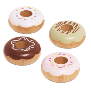 LE TOY VAN Drewniane pączki  donuty | zabawa w gotowanie, cukiernię