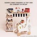 LE TOY VAN Drewniany koszyk z zakupami i skanerem | zabawa w sklep