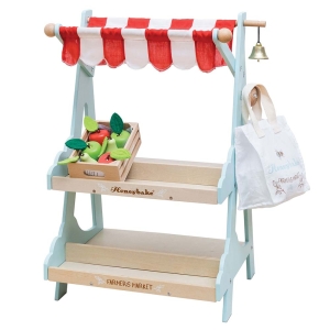 LE TOY VAN Drewniany stragan | zabawa w sklep supermarket