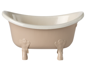 MAILEG Metalowa mini wanna 6cm - BATHTUB ROSE