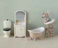 MAILEG Metalowa mini wanna 6cm - BATHTUB ROSE