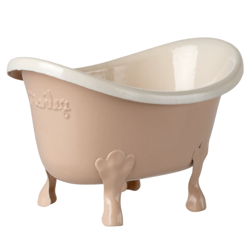 MAILEG Metalowa mini wanna 6cm - BATHTUB ROSE