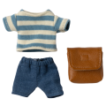 MAILEG Ubranko dla myszki starszego brata 15cm - CLOTHES and BAG