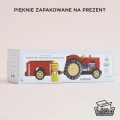 LE TOY VAN Drewniany Traktor z Przyczepą