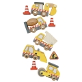 LE TOY VAN Drewniane samochody | pojazdy - zestaw BUDOWLANE