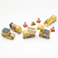 LE TOY VAN Drewniane samochody | pojazdy - zestaw BUDOWLANE