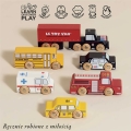 LE TOY VAN Drewniane samochody | pojazdy - zestaw NOWY JORK