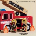 LE TOY VAN Drewniany wóz strażacki | zestaw z figurkami