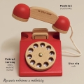 LE TOY VAN Drewniany telefon vintage
