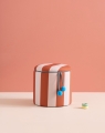 Kid's Concept - pufa cylindryczna ze schowkiem, brązowy