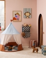 Kid's Concept - pufa cylindryczna ze schowkiem, brązowy