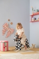 Kid's Concept - pufa cylindryczna ze schowkiem, różowa