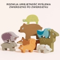 LE TOY VAN Drewniane figurki zwierzątka leśne | układanka