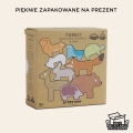LE TOY VAN Drewniane figurki zwierzątka leśne | układanka