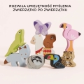 LE TOY VAN Drewniane figurki zwierzątka górskie | układanka