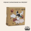 LE TOY VAN Drewniane figurki zwierzątka wiejskie | układanka