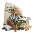 LE TOY VAN Drewniane figurki dinozaury | układanka