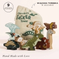 LE TOY VAN Drewniane figurki dinozaury | układanka