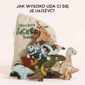 LE TOY VAN Drewniane figurki dinozaury | układanka